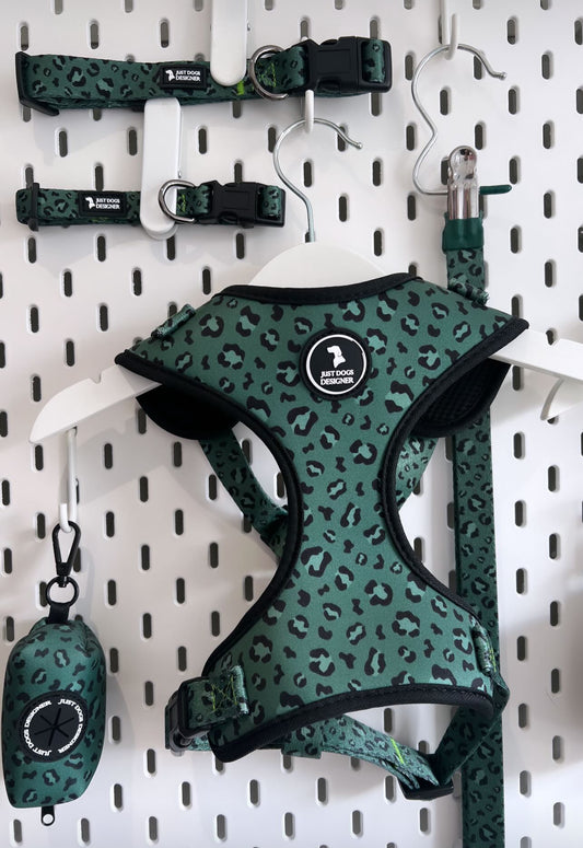 Jade Leopard Harness Set